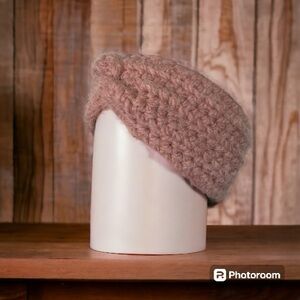 Thick crocheted head wrap handmade